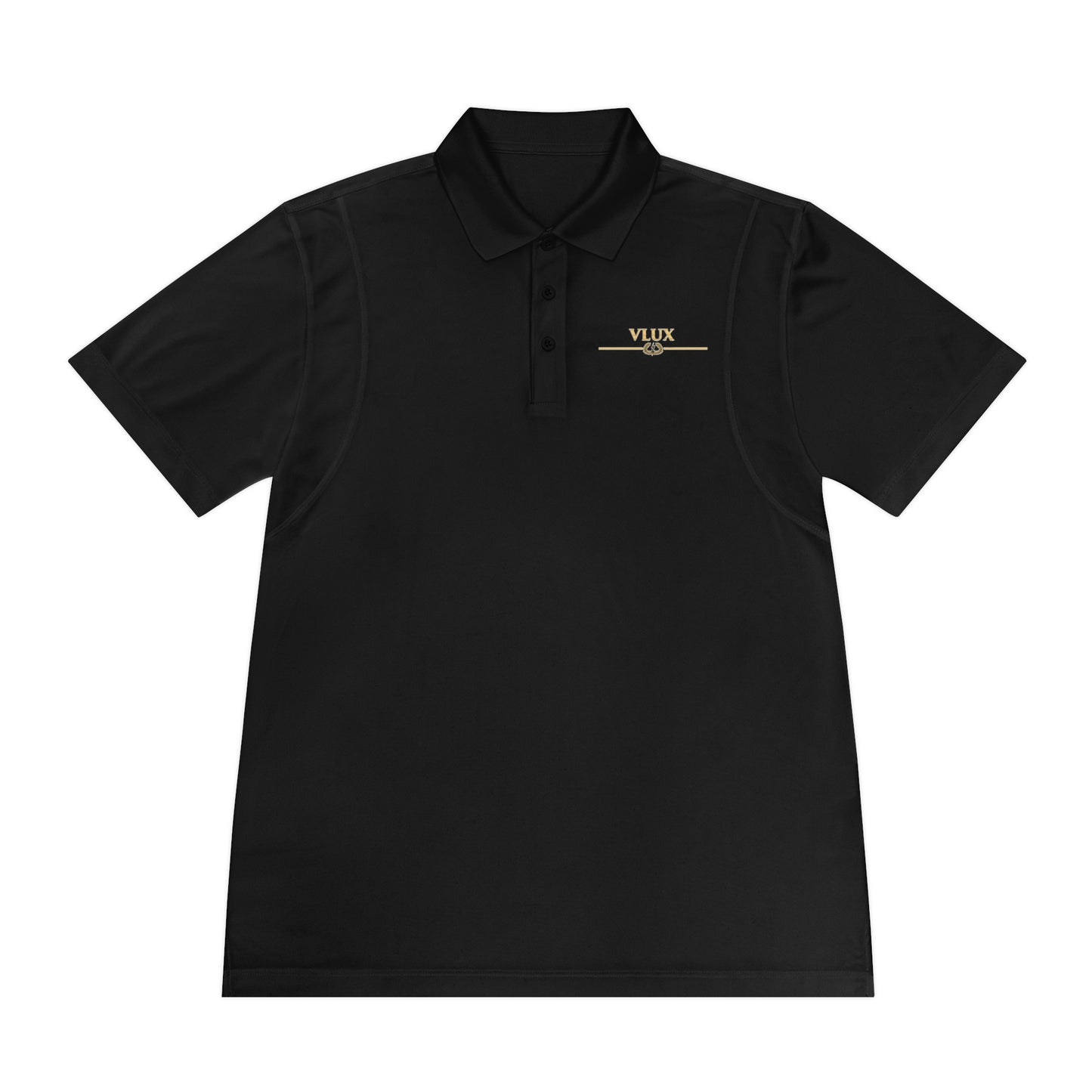 Vlux Men's Sport Polo Shirt - Stylish Activewear for Athletic Men, Perfect for Workouts, Golf, Casual Outings, or Gifting, Featuring VLUX Design