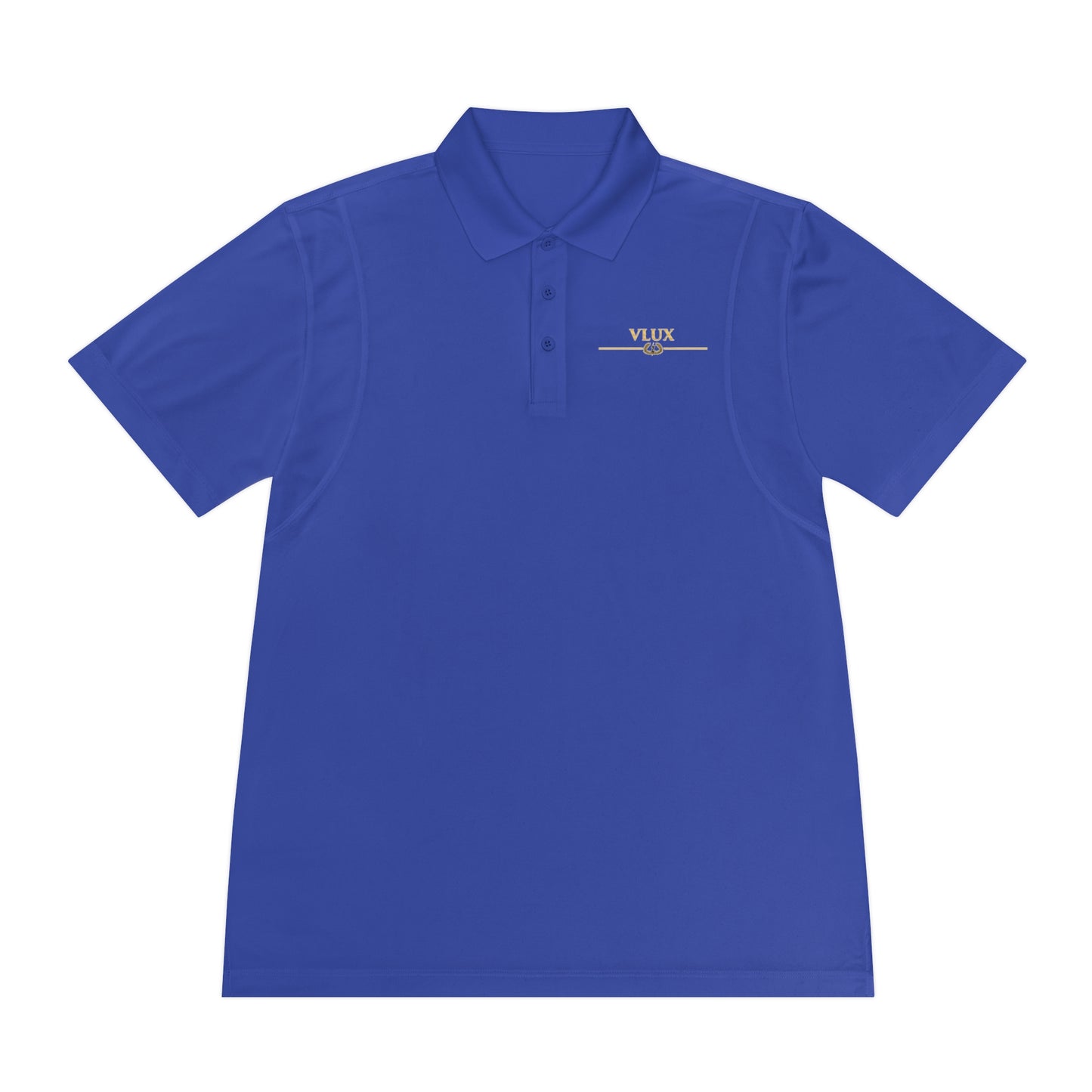Vlux Men's Sport Polo Shirt - Stylish Activewear for Athletic Men, Perfect for Workouts, Golf, Casual Outings, or Gifting, Featuring VLUX Design