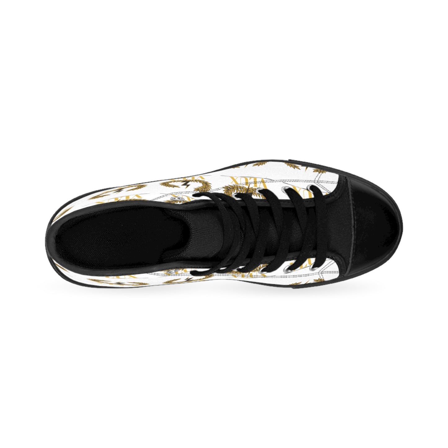 VLUX Women's High-Top Sneakers, Unique Fashion Footwear, Casual Chic Style, Gift for Sneaker Lovers, Trendy Everyday Shoes