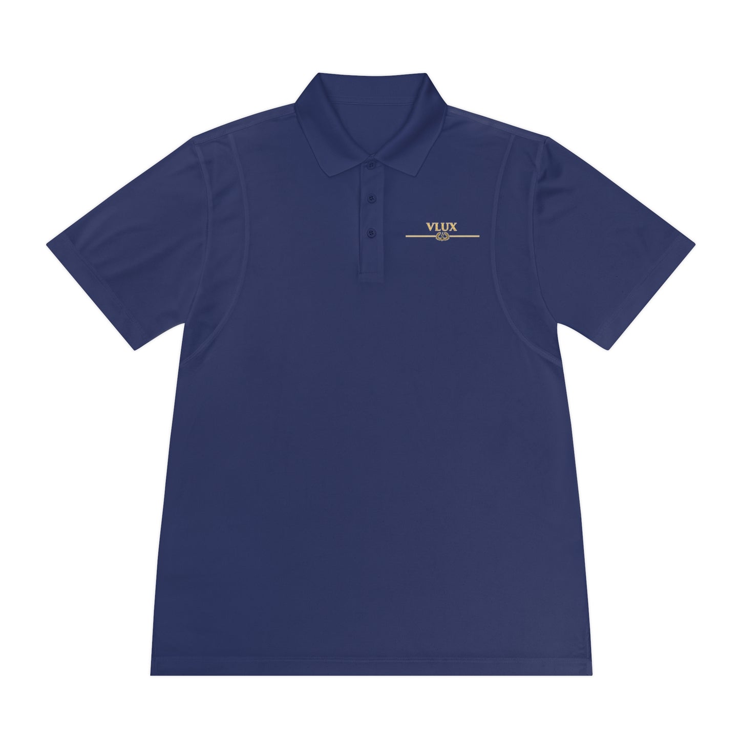 Vlux Men's Sport Polo Shirt - Stylish Activewear for Athletic Men, Perfect for Workouts, Golf, Casual Outings, or Gifting, Featuring VLUX Design