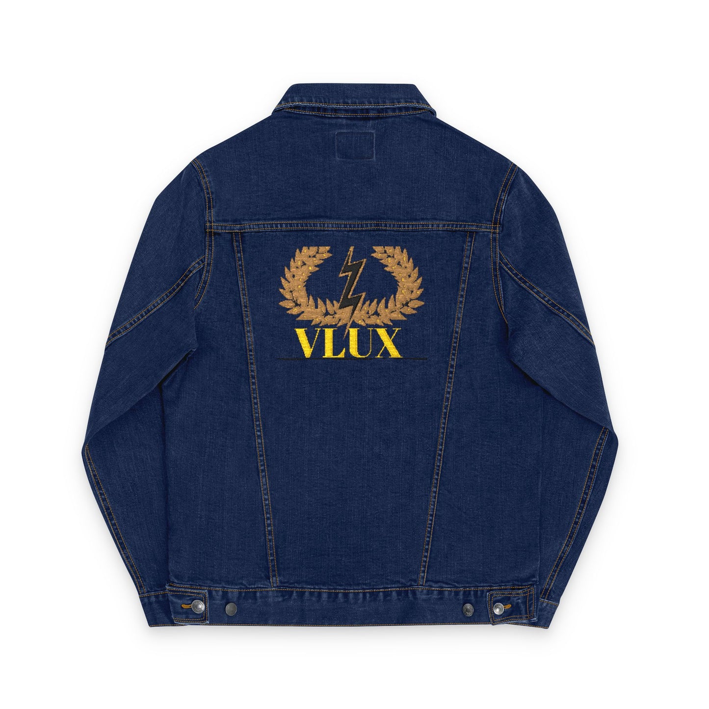 VLUX Denim Jacket - Stylish, Versatile Outerwear for All Occasions, Personalized Gift, Trendy Apparel, Fashion Statement