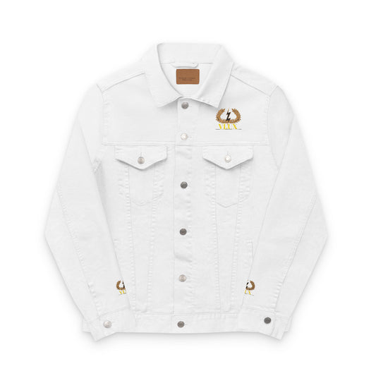 VLUX Denim Jacket - Stylish, Versatile Outerwear for All Occasions, Personalized Gift, Trendy Apparel, Fashion Statement