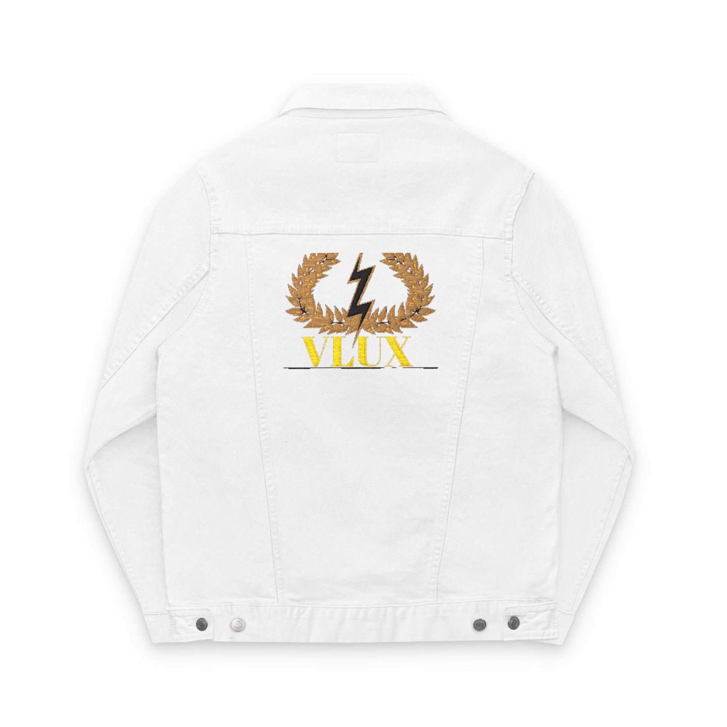 VLUX Denim Jacket - Stylish, Versatile Outerwear for All Occasions, Personalized Gift, Trendy Apparel, Fashion Statement