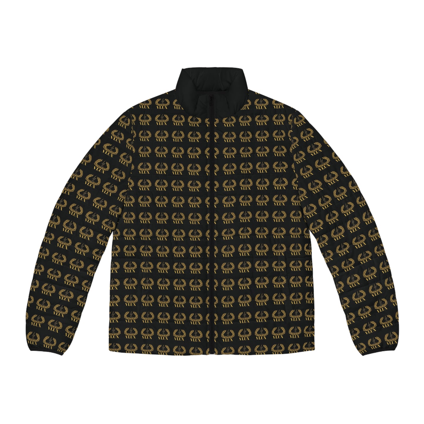 VLUX Gold Pattern Men’s Puffer Jacket