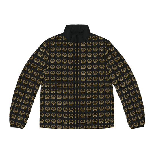 VLUX Gold Pattern Men’s Puffer Jacket
