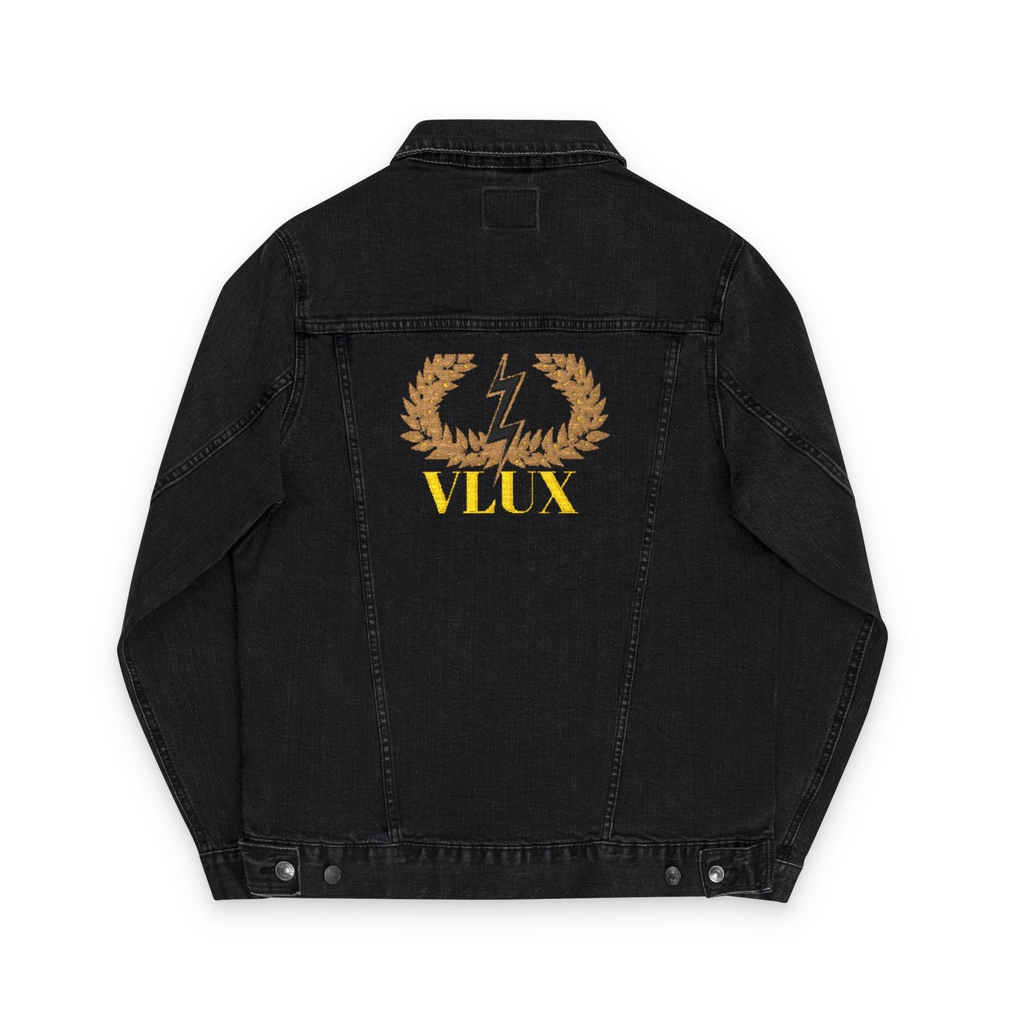 VLUX Denim Jacket - Stylish, Versatile Outerwear for All Occasions, Personalized Gift, Trendy Apparel, Fashion Statement