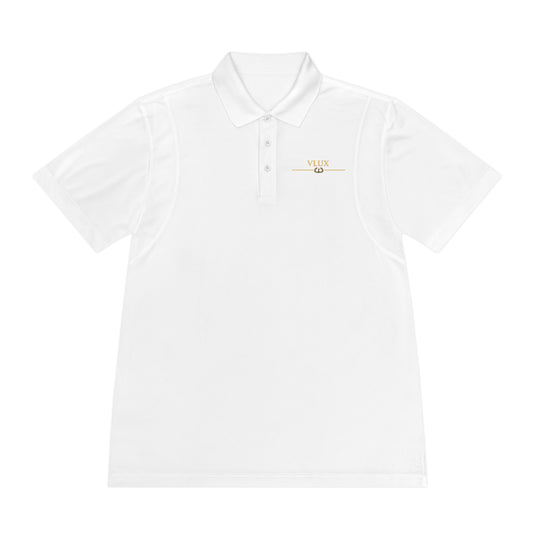 Vlux Men's Sport Polo Shirt - Stylish Activewear for Athletic Men, Perfect for Workouts, Golf, Casual Outings, or Gifting, Featuring VLUX Design