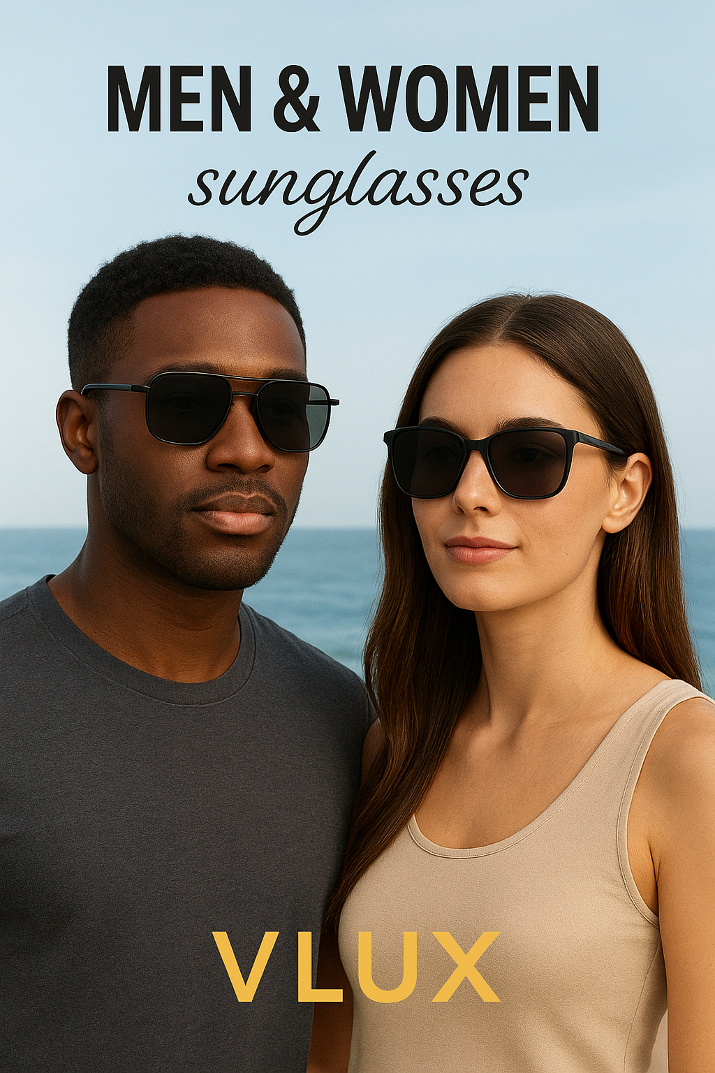 Vlux Aviator Sunglasses – Metal Frame, TAC Polarized Lenses
