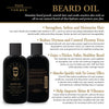 Vlux for Men Beard Oil with Natural Antioxidants, 4 oz., Salon Quality Leave-In Conditioner Reduces Dryness, Promotes Growth, and Increases Manageability for Dry, Frizzy, or Thick Facial Hair