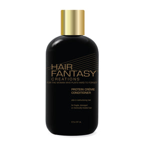 Hair Fantasy Creations Deep Protein Conditioner with Botanical Extracts for Dry, Damaged, and Color Treated Hair, Natural Conditioning Creme, Frizz Control, and Moisture Repair