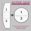 Super Grip Hairpiece Wig Tape, 30 Count, Double Sided Adhesive for Hair Extension, Toupees, and Lace Front Dome Caps, Discrete Waterproof Strips, Strong Hold Support