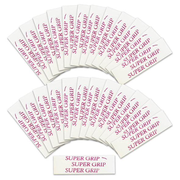 Super Grip Hairpiece Wig Tape, 30 Count, Double Sided Adhesive for Hair Extension, Toupees, and Lace Front Dome Caps, Discrete Waterproof Strips, Strong Hold Support